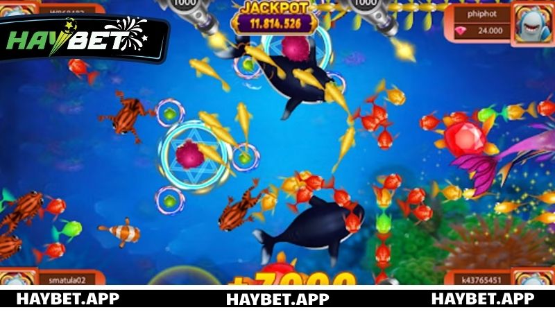 Các chế độ săn cá hấp dẫn tại bắn cá HAYBET