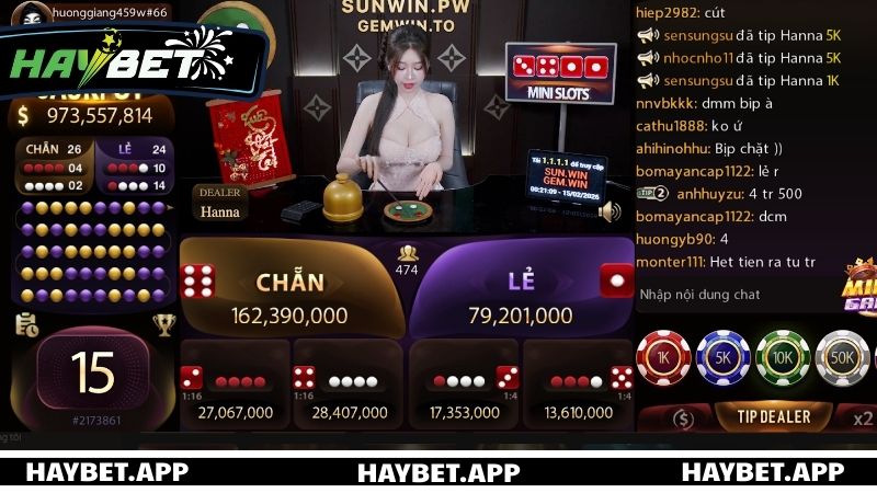 Các sảnh cược Live Casino HAYBET uy tín hàng đầu