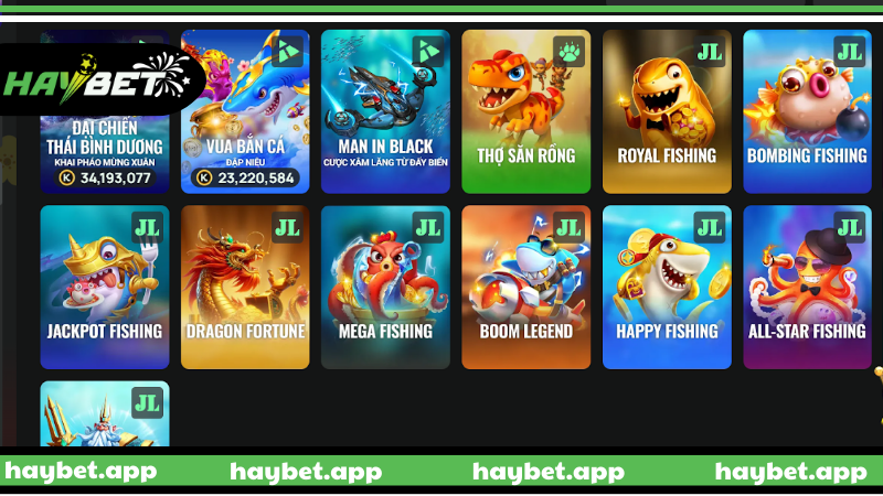 Trang chủ Điểm danh các sản phẩm giải trí có mặt tại HAYBET