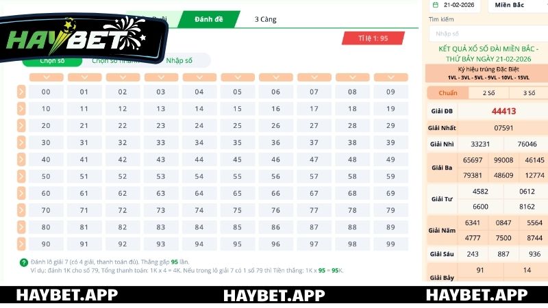 Hướng dẫn chơi lô đề 3 miền tại nhà cái HAYBET