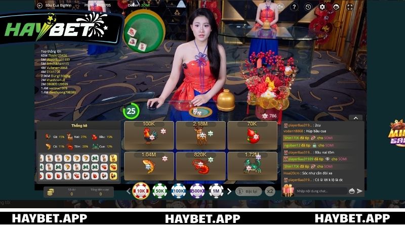 Top những trò chơi Live Casino Hot nhất tại HAYBET