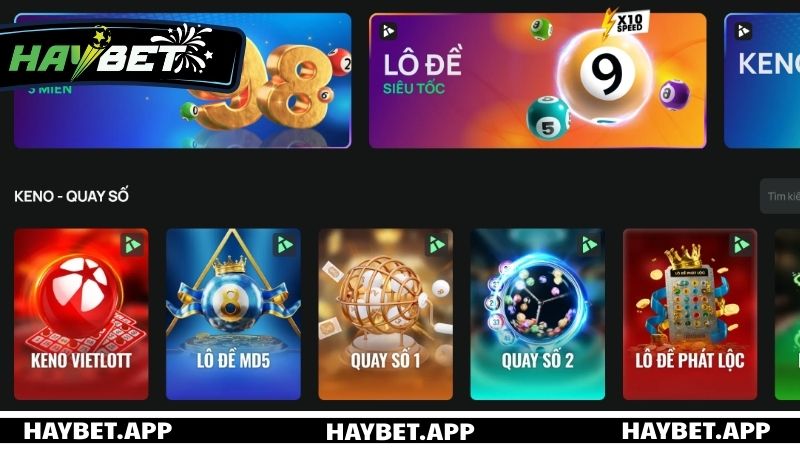Ưu điểm nổi bật nhất của sảnh lô đề HAYBET